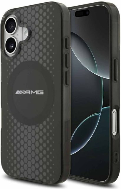 AMG Apple Double Layer Transparent Graphics MagSafe Schutzhülle für iPhone 17 in Schwarz und Transparent - Bild 1