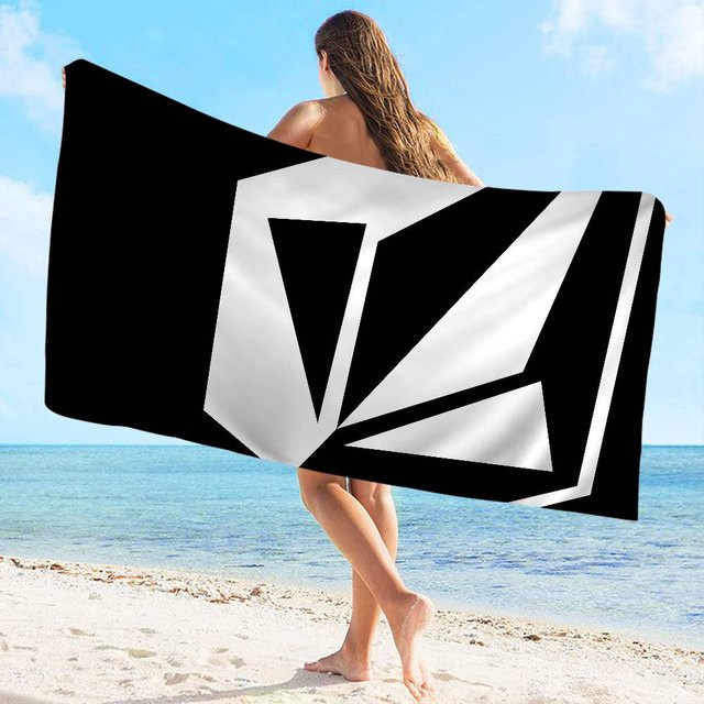Volcom Strandtuch für Mädchen, buntes Mikrofaser-Badetuch, sandfrei und schnelltrocknend, B/B: 76 x 182 cm - Bild 1