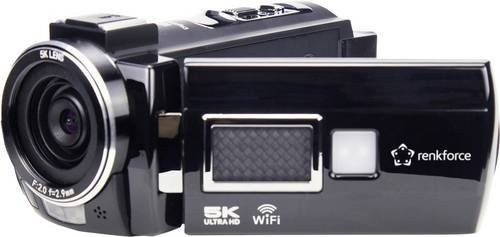 Renkforce RF-DV-200 Camcorder mit 5K Auflösung, 8 Megapixel und Wi-Fi in Schwarz - Bild 1