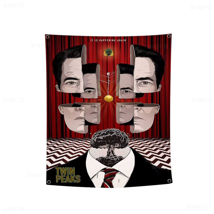 Potdemiel Twin Peaks TV-Serie Banner Multicolor, rechteckig und zum Aufhängen - Bild 7