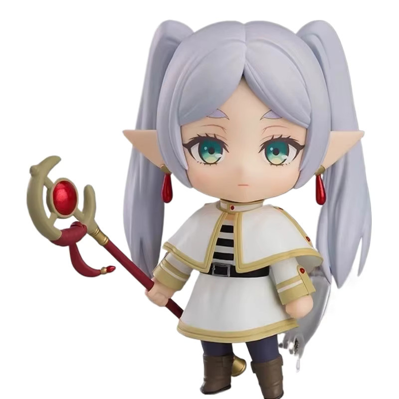 Bandai Frieren: Beyond Journey's End Frieren und Fern Chibi Anime-Figur, PVC-Actionfigur, mit austauschbarem Gesicht - Bild 2