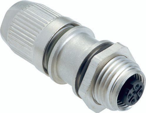 HARTING Kabelsteckverbinder 21033212425 in Silber mit 4 Polen aus Kunststoff - Bild 1