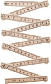 BGS Do it yourself Gliedermaßstab beige, 10 Glieder, Länge: 1 m - Bild 1
