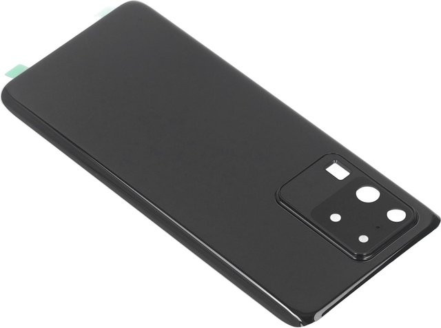 Samsung Rückglasabdeckung Gehäuse Tür Ersatzteil für Galaxy S20 Ultra 5G mit vorinstallierter Kameralinse in Grau - Bild 1