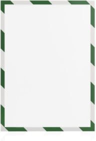 Magnetoplan Magnetofix Magnetrahmen SAFETY A4, 5 Stück, grün-weiß - Bild 1