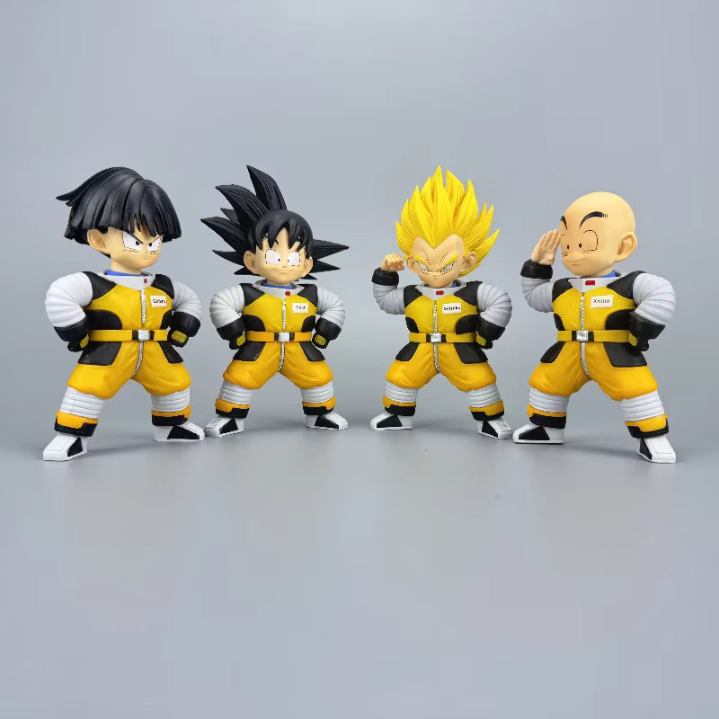 Bandai Dragon Ball Actionfiguren, Q-Version, Astronautenanzug, 4-teiliges Set - Bild 2