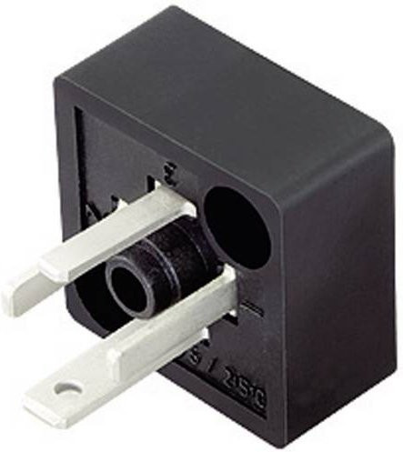 Binder Magnetventilsteckverbinder Bauform C Serie 230 Schwarz Pole: 3+PE 43-1907-000-04 - Bild 1