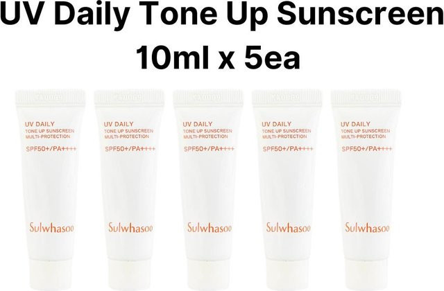 Sulwhasoo UV Daily Essential & Tone Up Sonnenschutz, 5 x 10 ml - Bild 1
