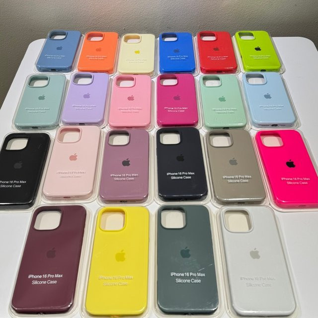 Original Flüssigsilikon Handyhülle für Apple iPhone in Pink - Bild 1