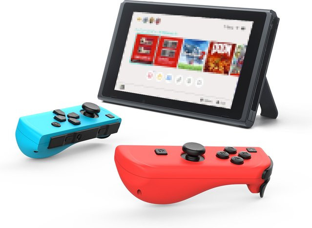 DOBE Split-Type Wireless Game Controller 1810 für Nintendo Switch und Switch OLED in Blau und Multicolour mit Bewegungssensor, Dual-Vibration, 6-Achsen-Gyro und 3D-Joystick - Bild 1
