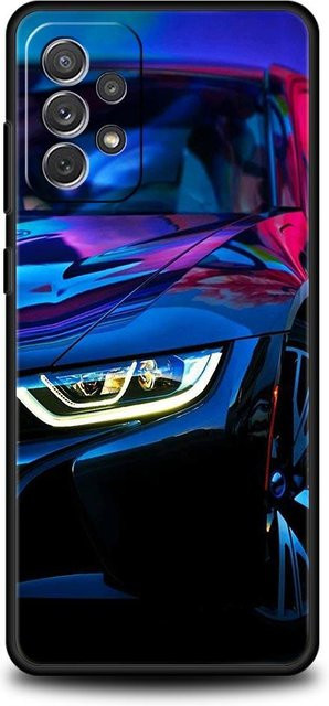 JDM Sport Auto Handyhülle für Samsung Galaxy A31 A13 A51 A71 A41 A31 A21S A11 A03S A12 A32 A52 A22 A23 A33 A53 A73 5G in Blau Rot - Bild 1
