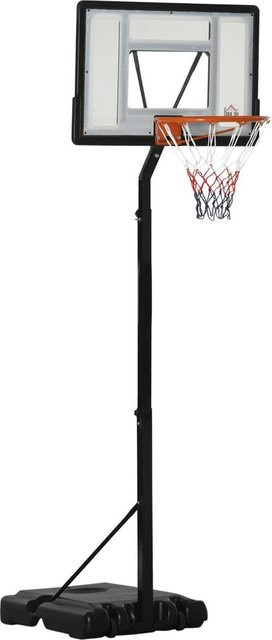 HOMCOM Basketballkorb, schwarz, Metall, Kunststoff - Bild 1