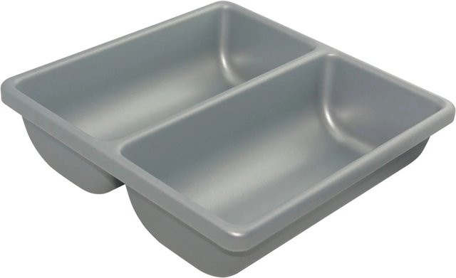 Agoform Besteckeinsatz Scoop-2 Schubladeneinsatz aus Kunststoff in Silber, B/T/H: 18,0 x 18,0 x 5,0 cm - Bild 1
