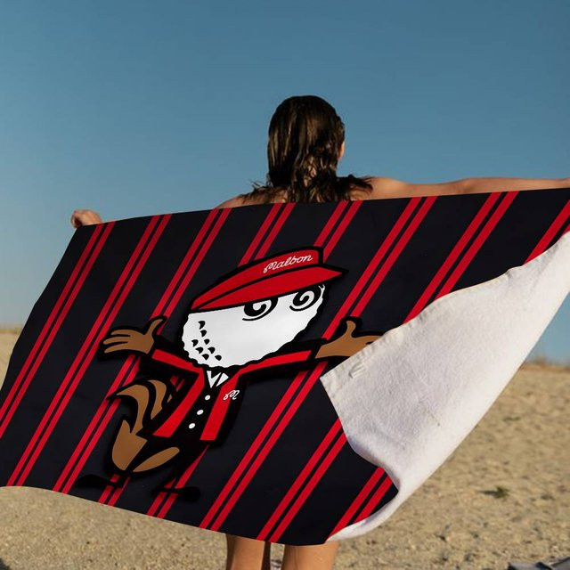 Malbon G-Golf Strandtuch für Mädchen, buntes Mikrofaser-Badetuch, sandfrei und schnelltrocknend, B/B: 76 x 182 cm - Bild 1