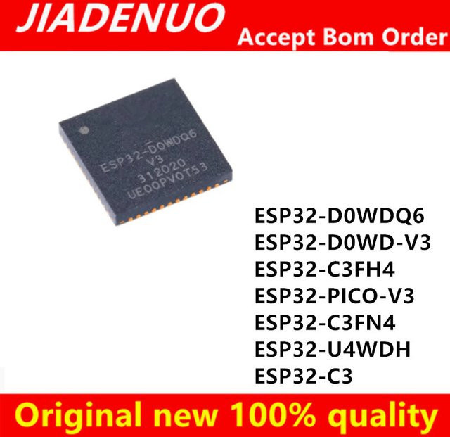 JIADENUO ESP32 Mikrocontroller Modul in Schwarz - Bild 1