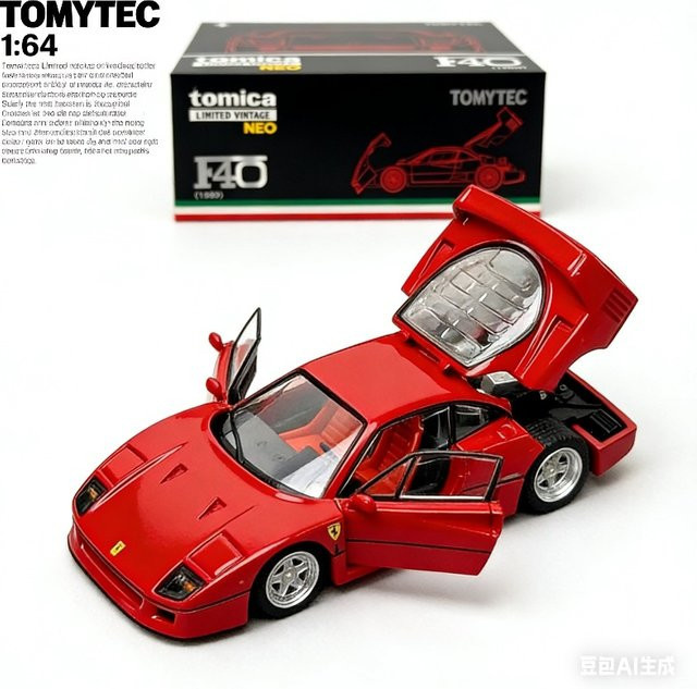 TAKARA TOMY TOMYTEC F40 512M 1989, Druckguss-Automodell aus Legierung - Bild 1