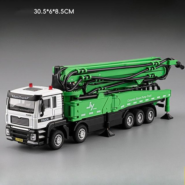 Linyi toy car Zementpumpe LKW Container Transport Auto Modell, 1:32, mit Licht und Ton, ab 14 Jahren - Bild 1