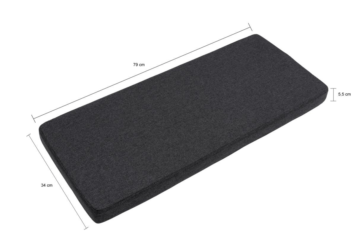 Garderobe Sitzbank Shawn in Evoke Eiche mit Schuhregal, Breite: 90 cm, Tiefe: 40 cm, Höhe: 90 cm - Bild 3