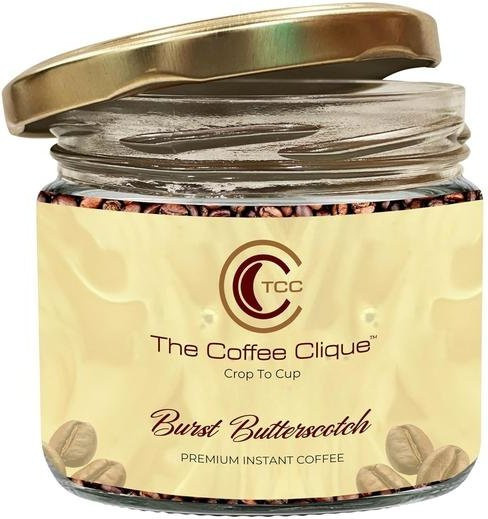 The Coffee Clique, Burst Butterscotch, Instantkaffee, 100 % Arabica, 100 g - Bild 1