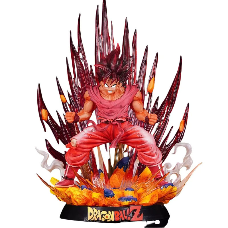 Bandai Dragon Ball Son Goku Kaio-Ken Red Aura CS GK Actionfigur, 39cm - Bild 5
