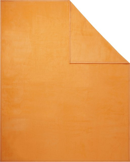 Ibena Wohndecke Gelb B/T: 200 x 150 cm - Bild 1