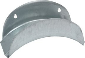 floraworld Wandschlauchhalter Classic aus Stahlblech, silber, Wandmontage - Bild 1