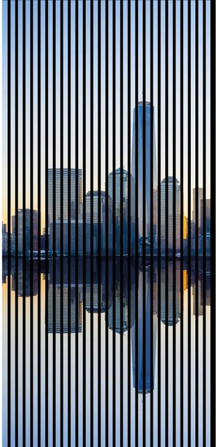 FN Acustico Akustikplatte New York Bunt aus PET und MDF, H x B x T: 2.400 x 1.133 x 19 mm - Bild 1