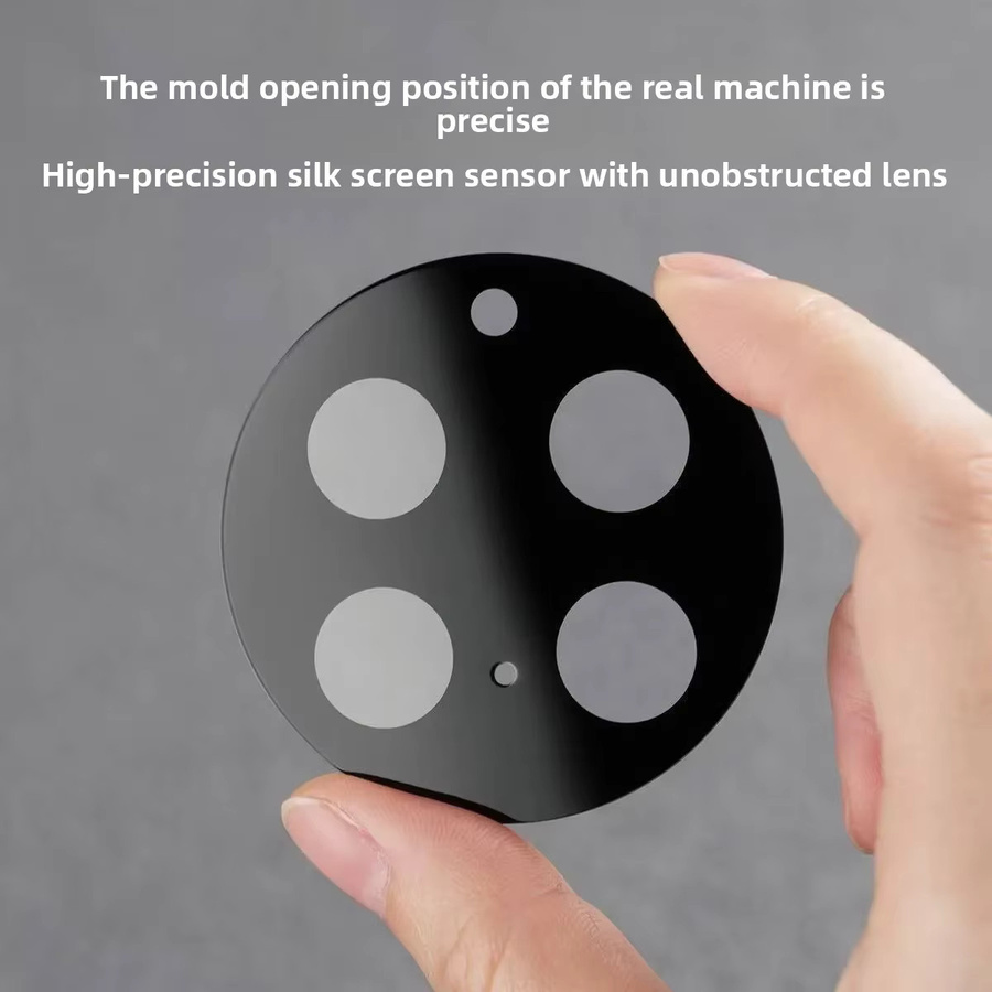 Anti-reflektierender Kamera-Schutzfilm aus gehärtetem Glas für Vivo X300, X200 Ultra, X200 Pro und X200 Mini in Schwarz - Bild 2