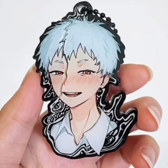 YiYuYiHua Schlüsselanhänger Anime The Summer Hikaru Died, Acryl, Unisex - Bild 1