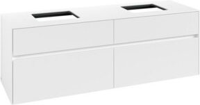 V&B Waschtischunterschrank Collaro für 2 Waschbecken, Weiß Matt, B/T/H: 160 x 54,8 x 50 cm - Bild 1