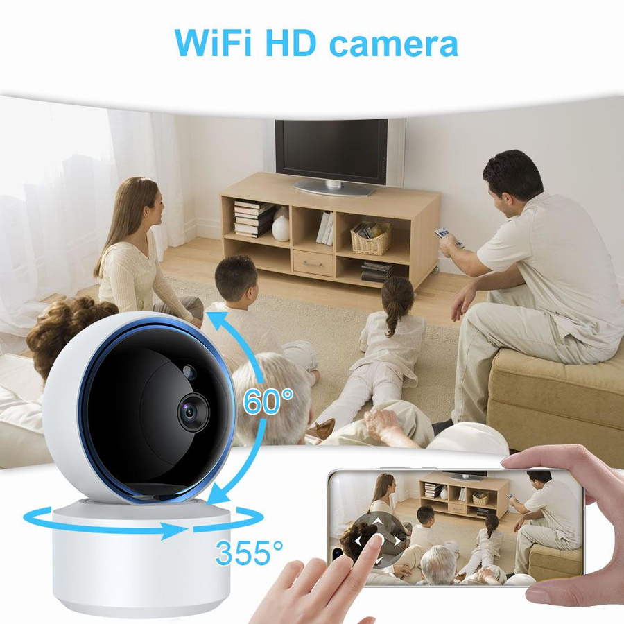 ZETI Indoor Sicherheitskamera mit 5MP PT und 3MP, Smart Life WiFi CCTV Videoüberwachung mit PIR-Bewegungserkennung und Personenerkennung, Tuya kompatibel, Babyphone ohne SD-Karte - Bild 4