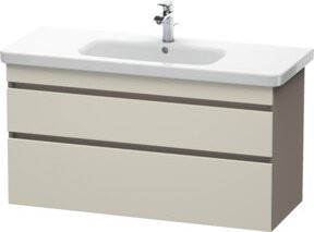 Duravit Waschtischunterschrank DuraStyle in Taupe/Beige, wandhängend, Breite: 113 cm, Tiefe: 44,8 cm, Höhe: 61 cm - Bild 1