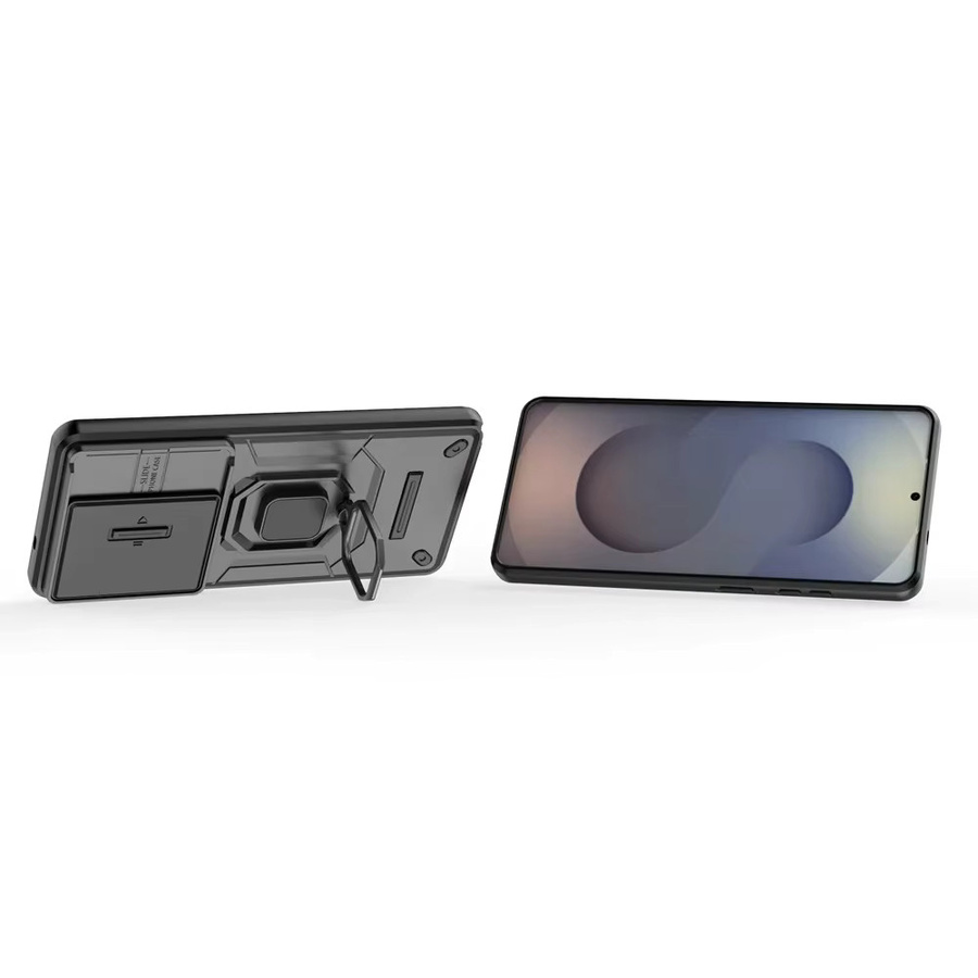 Magnetische Schutzhülle für Samsung Galaxy S26 S25 S24 S23 Plus Ultra in Schwarz mit 360 Grad rotierender Auto-Halterung und Kameraschutz - Bild 4