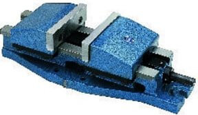RÖHM Maschinenschraubstock UZ Größe 4 in Blau mit 160 mm Spannweite - Bild 1