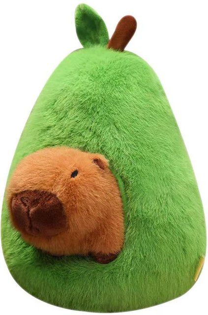 Joyful toys Capybara Kapibara Puppe Plüschtier, grün, 40cm - Bild 1