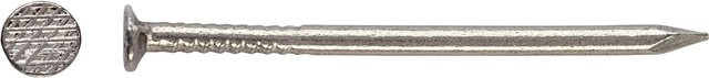 LUX-TOOLS Flachkopf Drahtnagel aus Stahl, Farbe Blank, Durchmesser: 2,2 mm, Länge: 50 mm, 1 kg - Bild 1