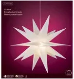LUMINEO Lichtfigur Stern in Weiß, Durchmesser: 60 cm, Höhe: 60 cm - Bild 1