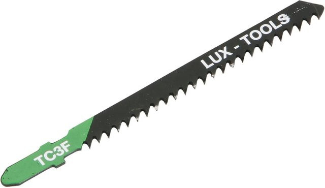 LUX-TOOLS Stichsägeblatt für Holz mit T-Schaft, HCS, 75 mm, Schwarz - Bild 1