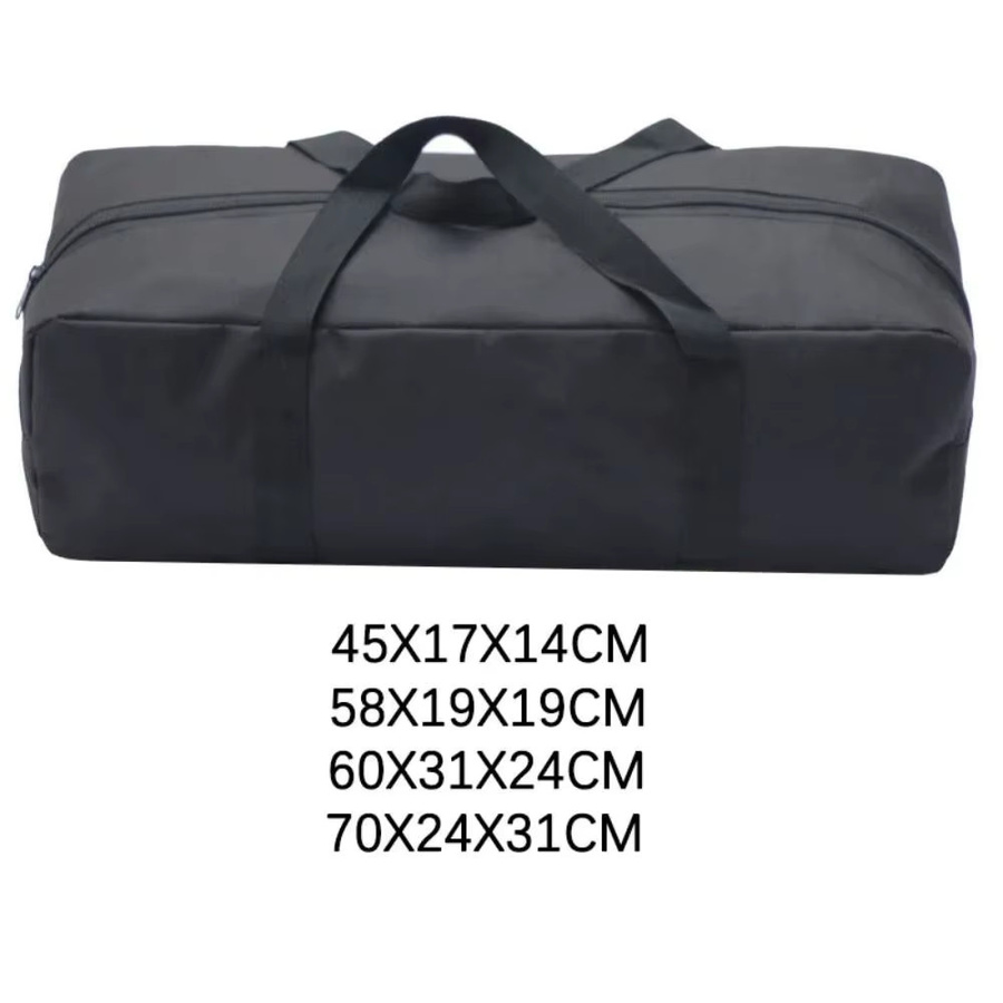 Wäsche-Einkaufstasche aus wasserdichtem Oxford-Stoff und Vliesstoff in Schwarz als mobile Aufbewahrungstasche für Zuhause und Outdoor - Bild 5