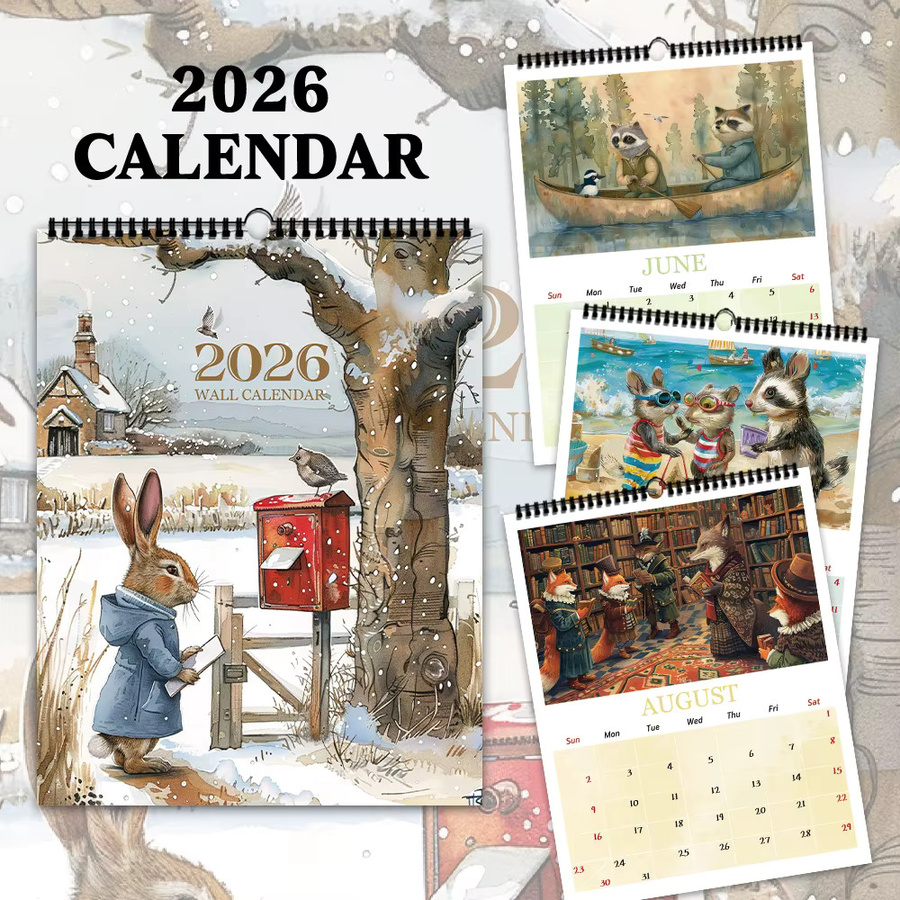 Peter Rabbit Wandkalender 2026 mit 12 Monatsdesigns in Multicolour - Bild 3