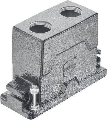 HARTING Tüllengehäuse 19 40 516 0421 19405160421 aus Edelstahl in Grau - Bild 1