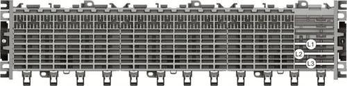 ABB Smissline TP Starterpaket 78 PLE Verteilerverteiler in Grau mit Schienen L1, L2, L3 und Sammelschienen-System - Bild 1