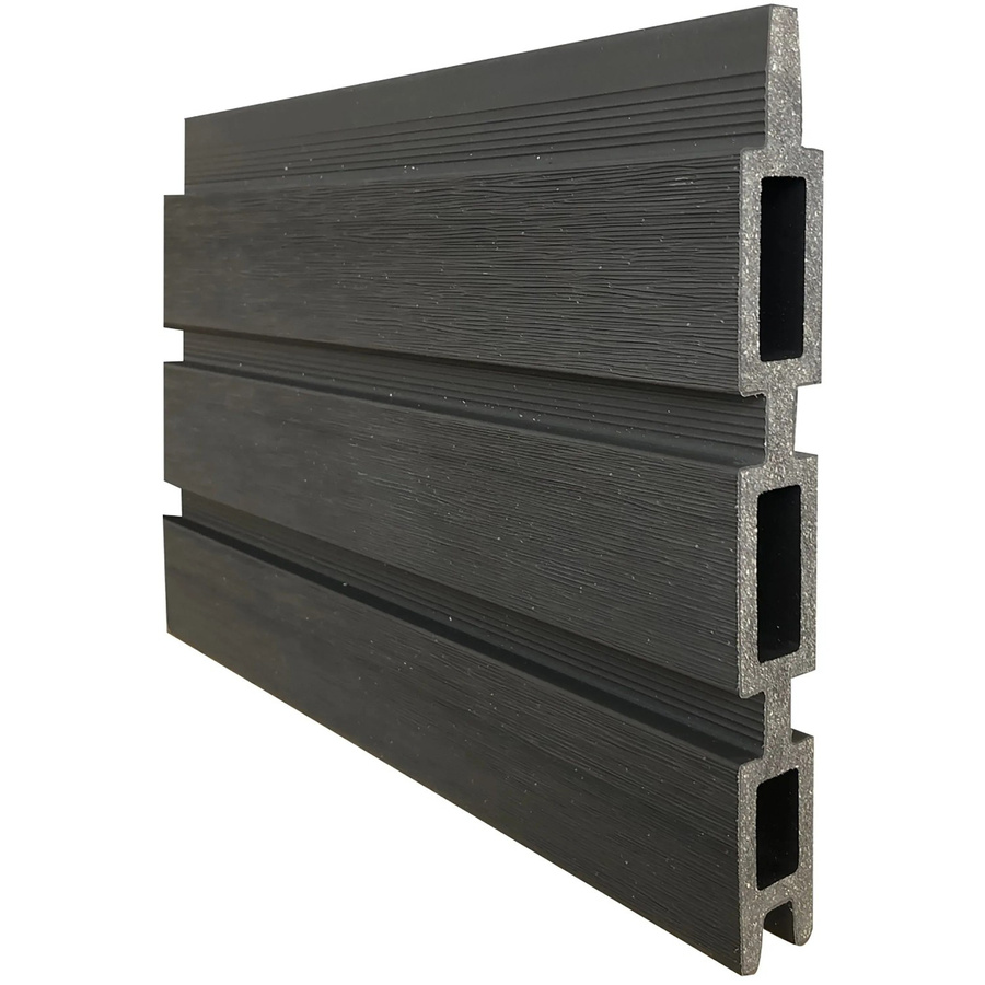 T & J WPC-Lamelle Smoke Teak coexdrudiert B: 2,0 cm, T: 15,0 cm, H: 179,05 cm - Bild 2