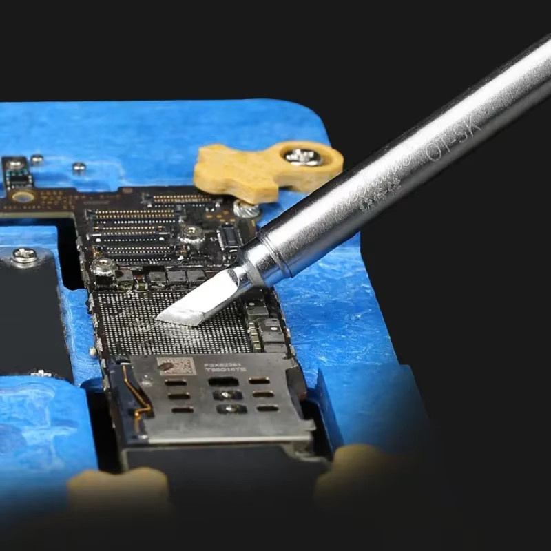 MECHANIC OT-Serie Schweißspitzen mit integrierter langer Lötkolbenspitze für T12 Pro-Lötstation, Silber - Bild 3