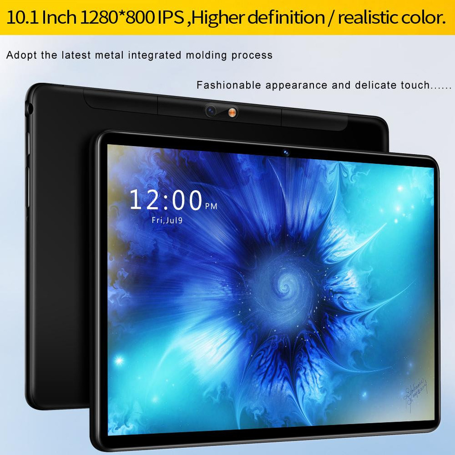 BDF S10 Android 11 Tablet-PC mit MediaTek Prozessor, 4 GB RAM, 64 GB ROM, 10,1 Zoll Display, Gold - Bild 6