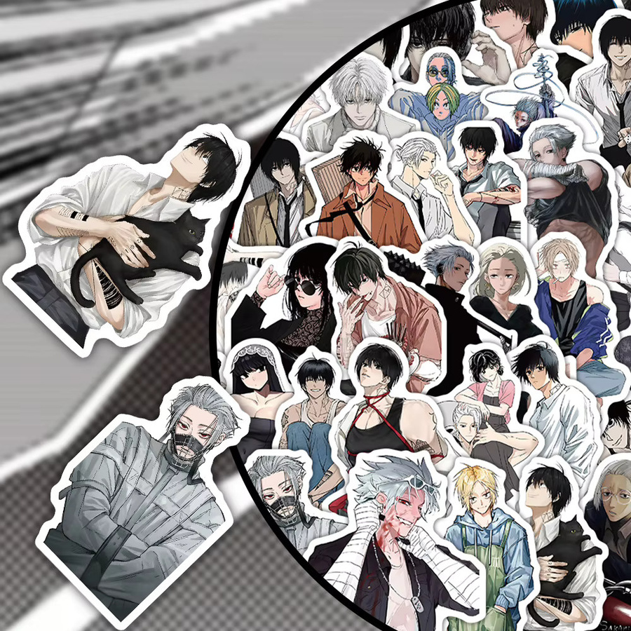 Bandai Sakamoto Days Anime-Charakter-Aufkleber, Bunt / Mehrfarbig, Set / Bundle - Bild 3