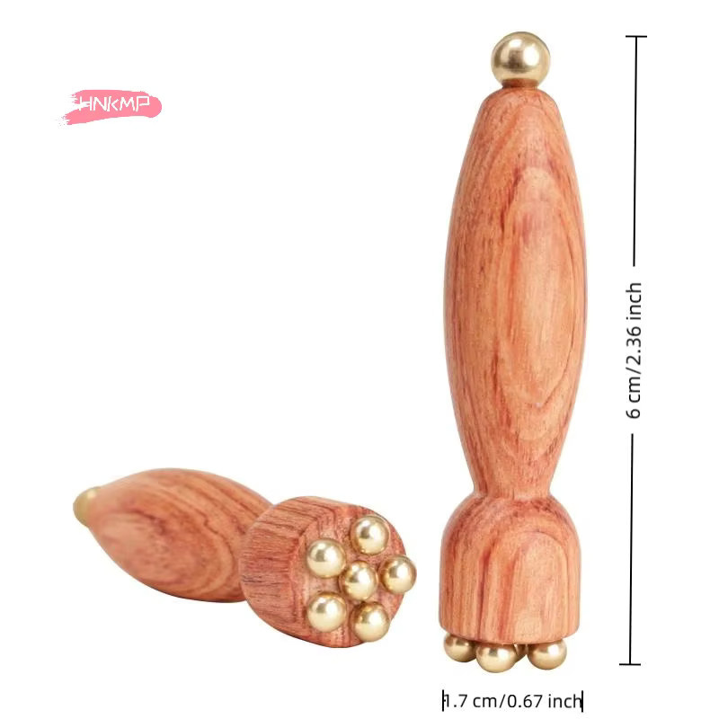 HNKMP Augen Massage Stick Gua Sha Werkzeug aus Messing, Unisex - Bild 2