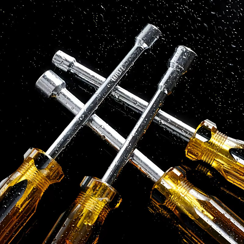 NIUXIANG Innensechskantgriff Set aus Chrome Vanadium mit Schaftmutter für Schraubendreher-Werkzeuge in 5mm, 6mm, 8mm und 10mm - Bild 4