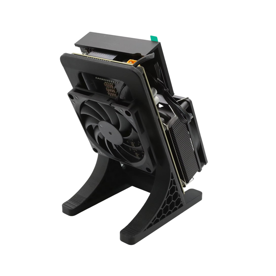 NerdQaxe++ Rev6.1 Bitcoin Miner mit 3,5-Zoll-Display, 6Th/s und Netzteil, Schwarz - Bild 3