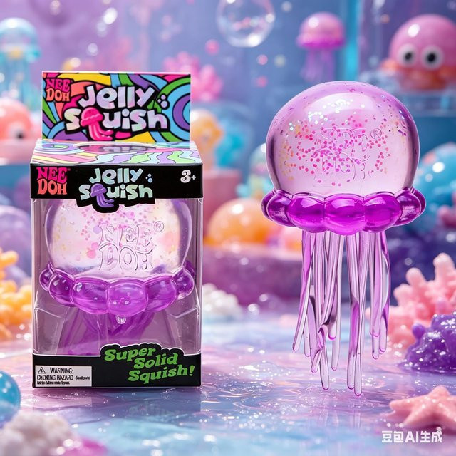 Spritzförmiger Knetball, Fidget Spielzeug, dunkelgrau - Bild 1